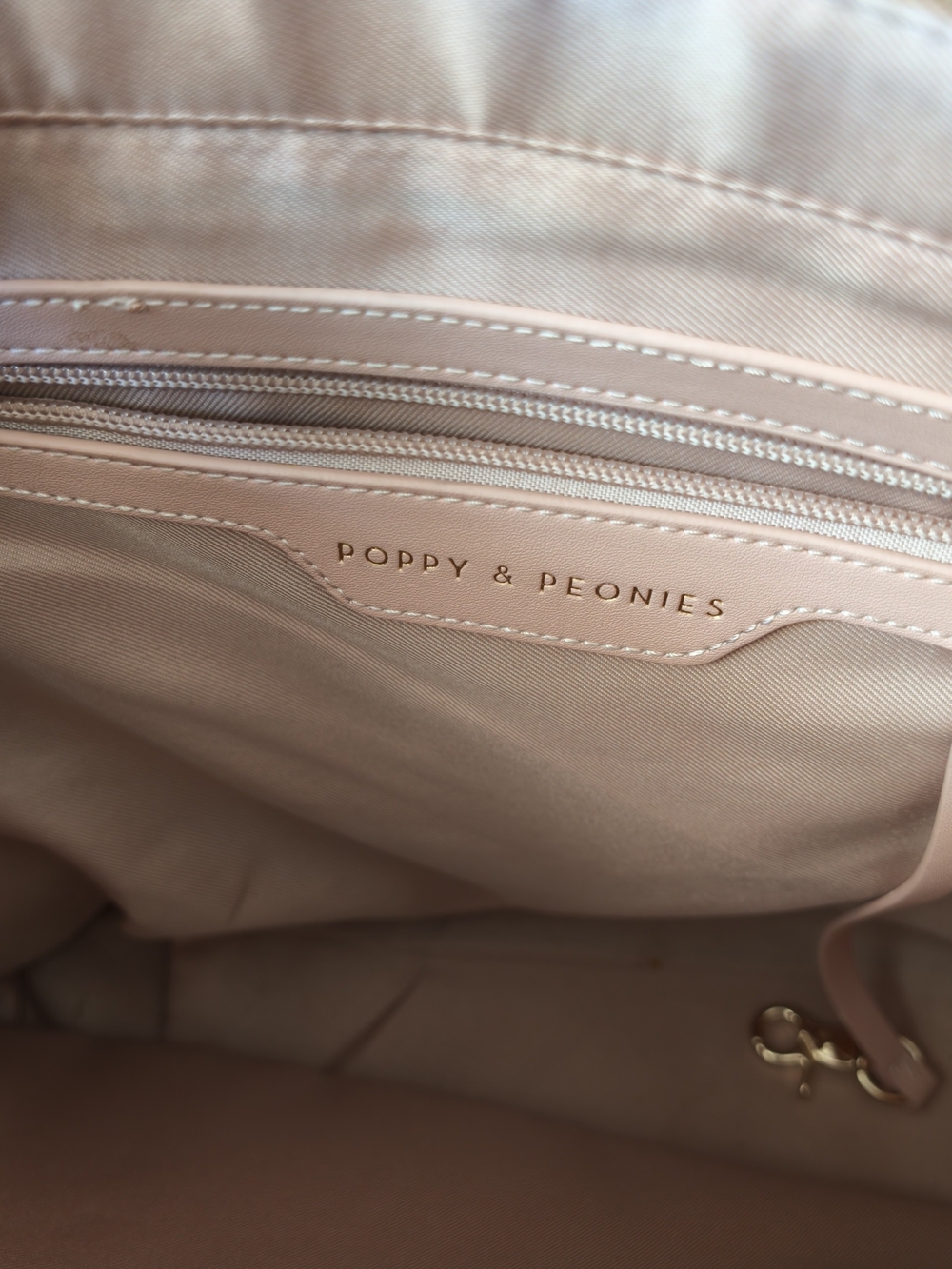 Poppy & Peonies Cognac 3 Piece Bag Bundle | Go Getter Tote + Sidekick + Case - Picture 13 of 16